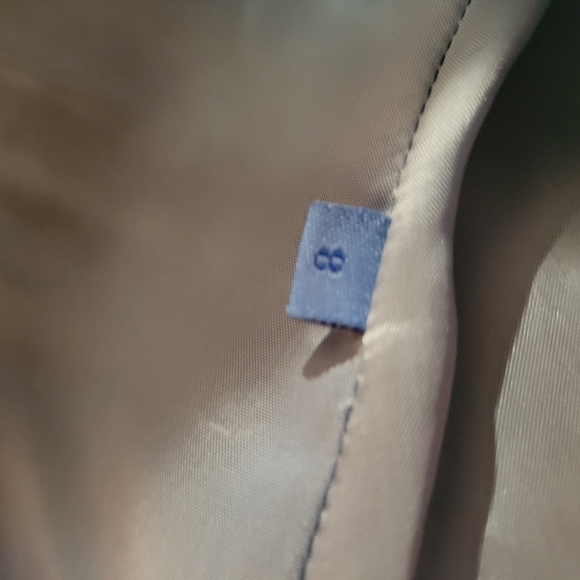 Doncaster women's size 8 sport 100% silk striped with denim trimmed jacket - Picture 6 of 16